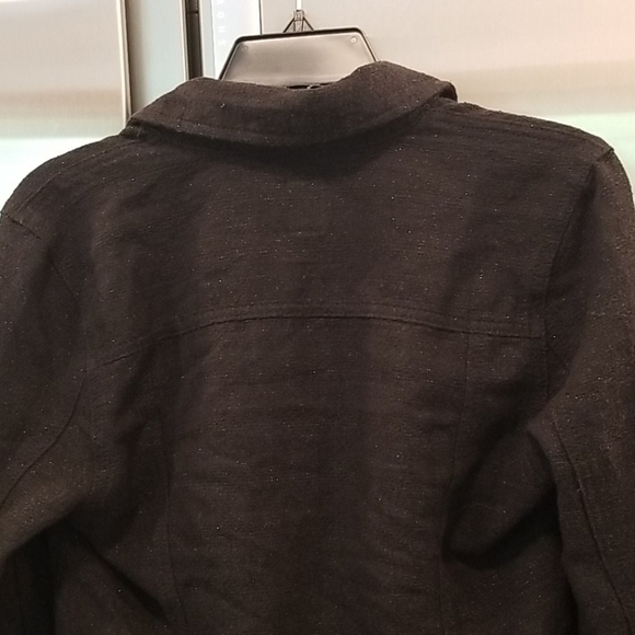 💕JOE'S JEANS💕 Button Down Cropped Jacket ~ Black - Picture 5 of 8